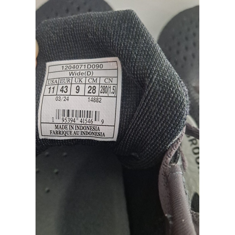 Brooks Ghost 16 Womens Running Shoes Black Gray 1204071B090 Size 11 D No Insert - Picture 6 of 9